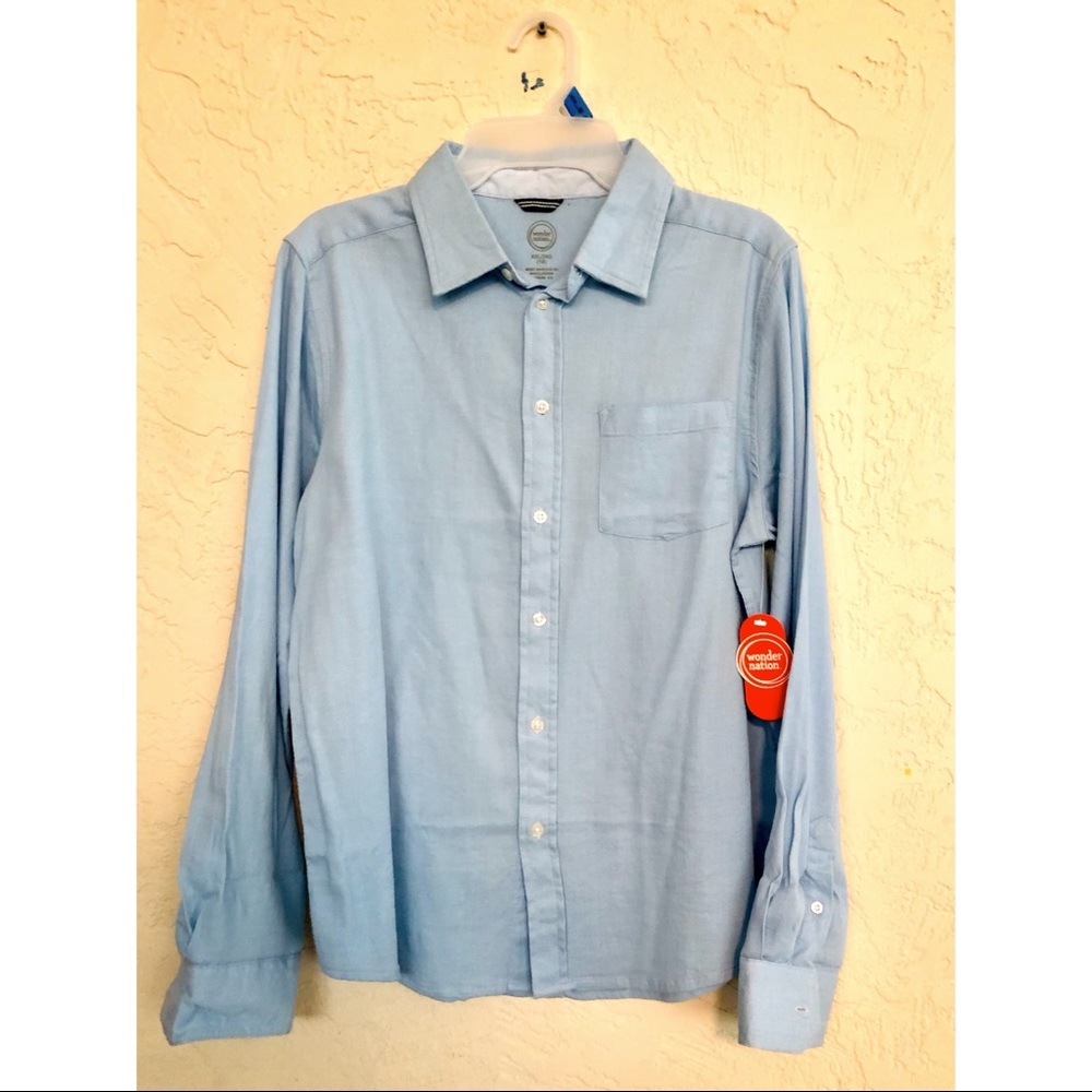 Youth XXL (Boys 18) light blue dress shirt